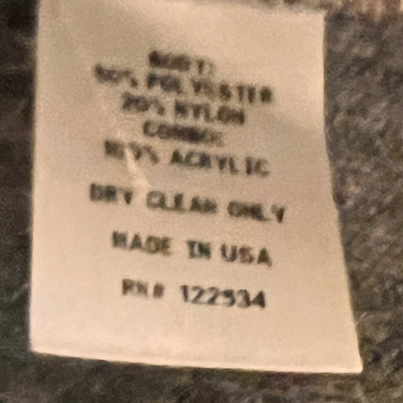 WOMENS LOLA & SOPHIE GREY & TAN FAUX SNAKESKIN FULL ZIP SWEATER SIZE M - Picture 9 of 9